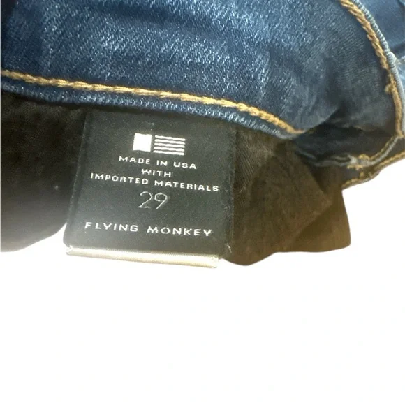 Flying Monkey Mid Rise Flare Stretch Jean Womens Size 29 - Picture 10 of 15